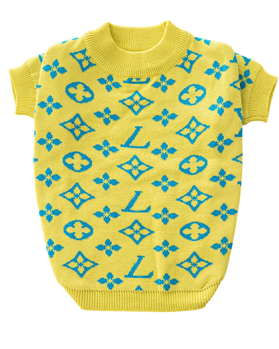 Woofy Vuitton Lemon Sweater