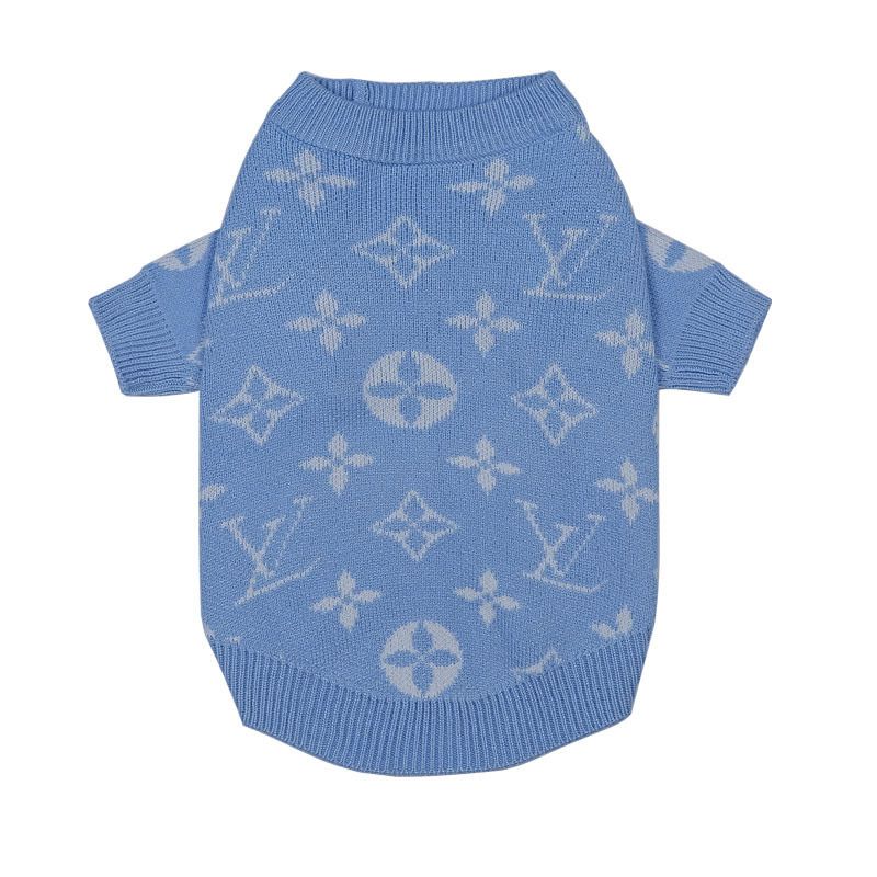 Poofie Vuitton Sweater Blue